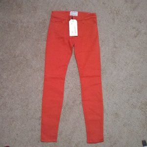 Current/Elliot Rust Orange Skinny Jeggings, NWT